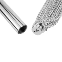Chain whip with built-in plug - steel