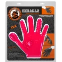 [tpr] finger fuck textured glove - hot pink