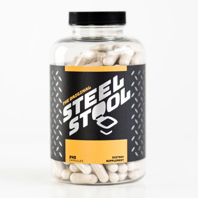 Steel stool - 240 capsules