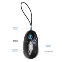 Zeus e-stim pro - vibrating + e-stim silicone egg w. remote