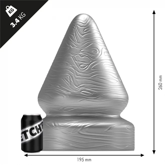 Stretch'r sirup butt plug xl gun metal