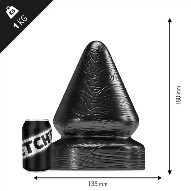 Stretch'r sirup butt plug m black metallic