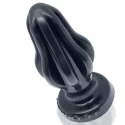 [sil] airhole large finned buttplug - black