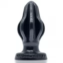 [sil] airhole ff finned buttplug - black