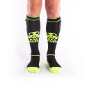 Brutus gas mask party socks w. pockets black / neon yellow