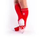 Brutus gas mask party socks w. pockets red / white