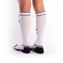 Brutus gas mask party socks w. pockets white / black