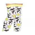 Pończochy z motywem kwiatków Happy Daisy Woven Knee Socks