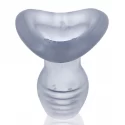 [sil|tpr] glowhole-1 - buttplug + led insert - small - clea
