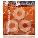 [tpr] bonemaker 3-pack cockring kit - clear