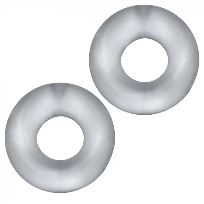 Hünkyjunk stiffy cockring 2-pack - clear ice