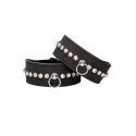 Diamond studded wrist cuffs