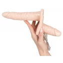 Podwójny wibrator na paskach Strap On Duo