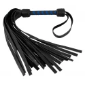 Leder flogger schwarz/royal