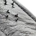 Leather vampire collar with spikes