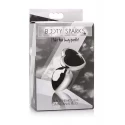 Bs black heart gem anal plug - small