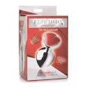 Gemstones red jasper heart medium anal plug