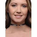 Posh pet gold ring slim choker