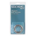 Metalowy ring na penisa Magnetic Ballstretcher 39 mm