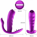 Stymulator Silicone Panty Vibrator z pilotem