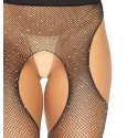 Fishnet tights with accents