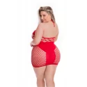 GIRL GONE BAD DRESS RED, PLUS SIZE