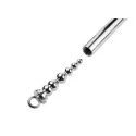 Chain whip with built-in plug - steel
