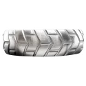 Stainless steel tire donut cockring - jumbo - 55 mm.