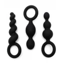 Satisfyer - plugs black (set of 3)