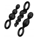 Satisfyer - plugs black (set of 3)