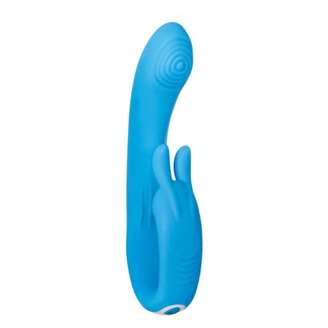 Wibrator ze stymulacją łechtaczki Sea Breeze Bunny Blue Evolved
