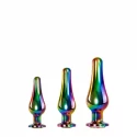 Zestaw korków analnych Rainbow Metal Plug Set