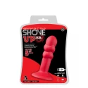 SHOVE UP 6INCH VIBRATING BUTTPLUG RED