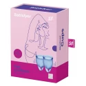 Feel confident menstrual cup set dark blue