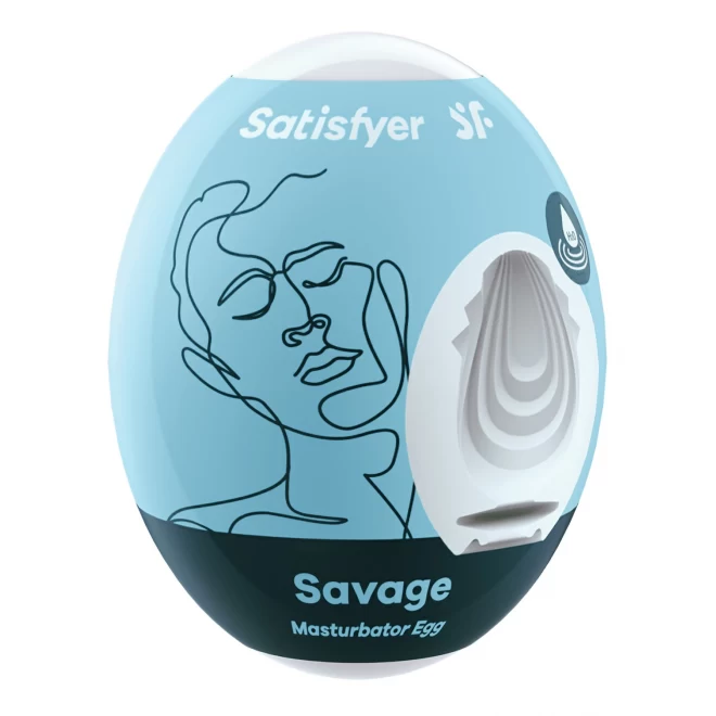 Jednorazowy masturbator dla mężczyzn Satisfyer Egg Single Savage
