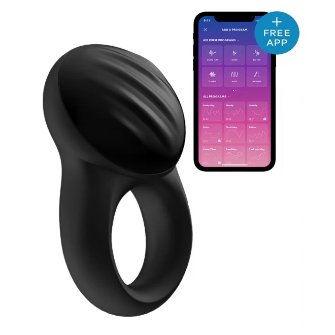 SATISFYER SIGNET RING BLACK