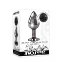 Średni korek analny Black Gem Anal Plug Medium