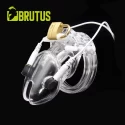Brutus volt cage - electro chastity cage - clear