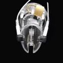 Brutus volt cage - electro chastity cage - clear