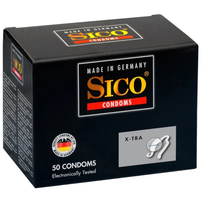 Pogrubiane prezerwatywy SICO X-TRA 50 szt.