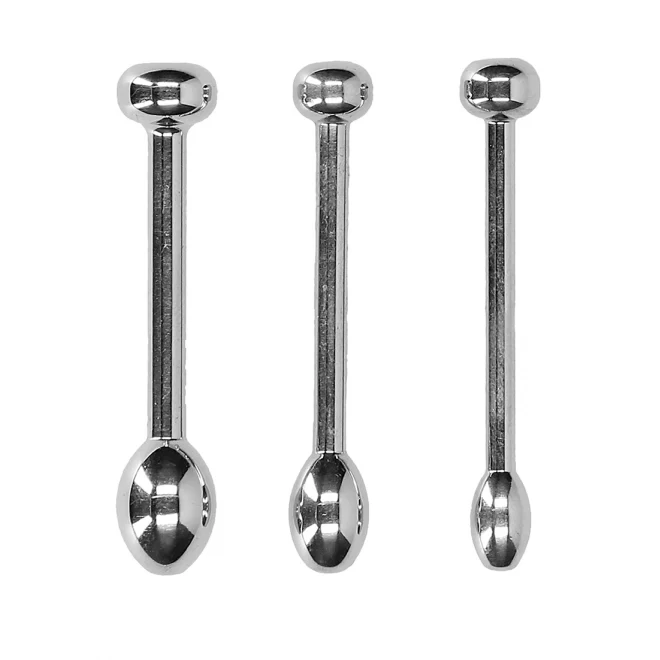 Urethral sounding - metal plug set