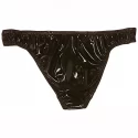 Błyszczące stringi Wet Look Tear Away Thong