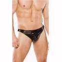 Błyszczące stringi Wet Look Tear Away Thong