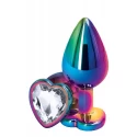 REAR ASSETS MULTICOLOR HEART MEDIUM CLEAR