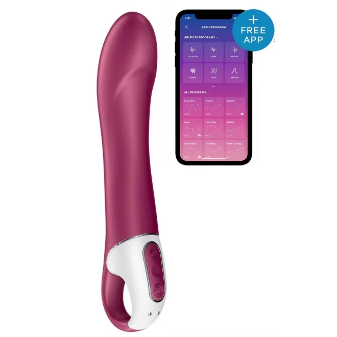 Podgrzewany wibrator sterowany aplikacją Satisfyer Big Heat