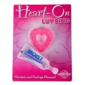 Żelowy ring na penisa w kształcie serduszka Heart-On Luv Ring