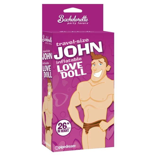 Mini lalka męska Travel Size John Blow Up Doll