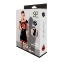 GP LATEX MINI DRESS BLACK, L