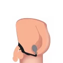 10x cock & ball ring + plug