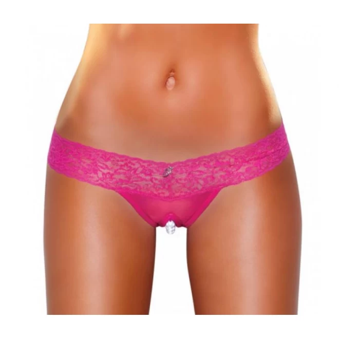 Stymulujące koronkowe stringi Hustler Stimulating Panties